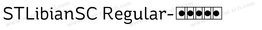 STLibianSC Regular字体转换